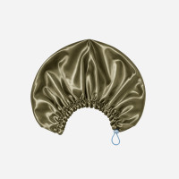 Silk Bonnet-Turban 2in1 - Forest Moss