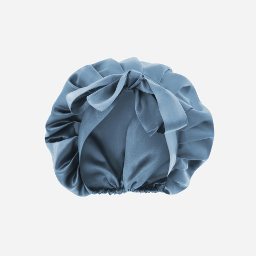 Шовкова шапочка для сну - MOLODO Blue