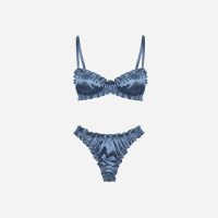 Сет шовкової білизни “Air” – MOLODO Blue